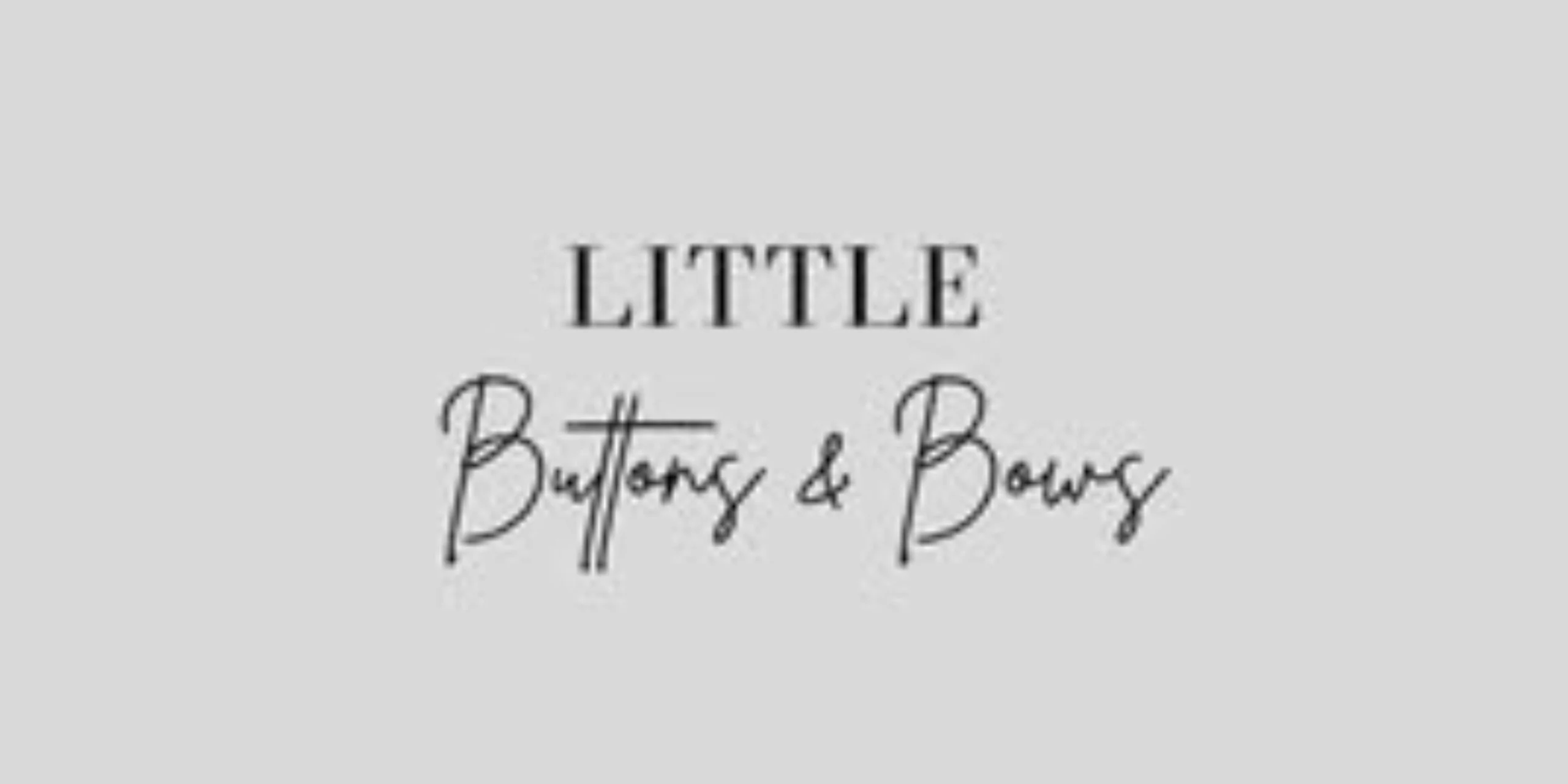 Little Buttons Bow logo