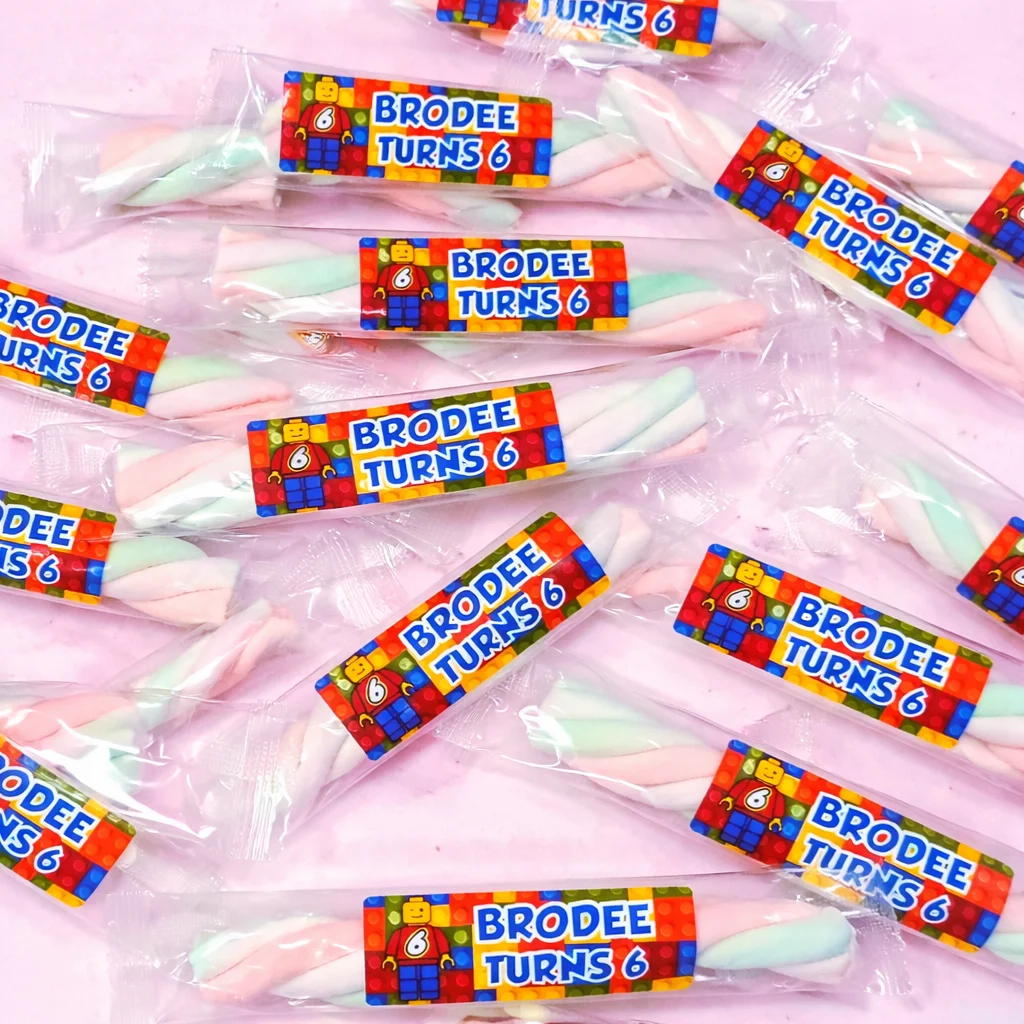 Marshmallow twists with custom event labels