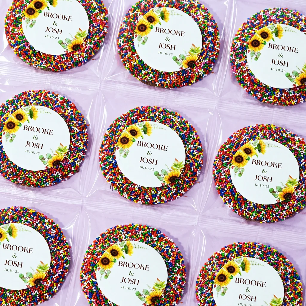 Giant freckles for dessert tables and party displays