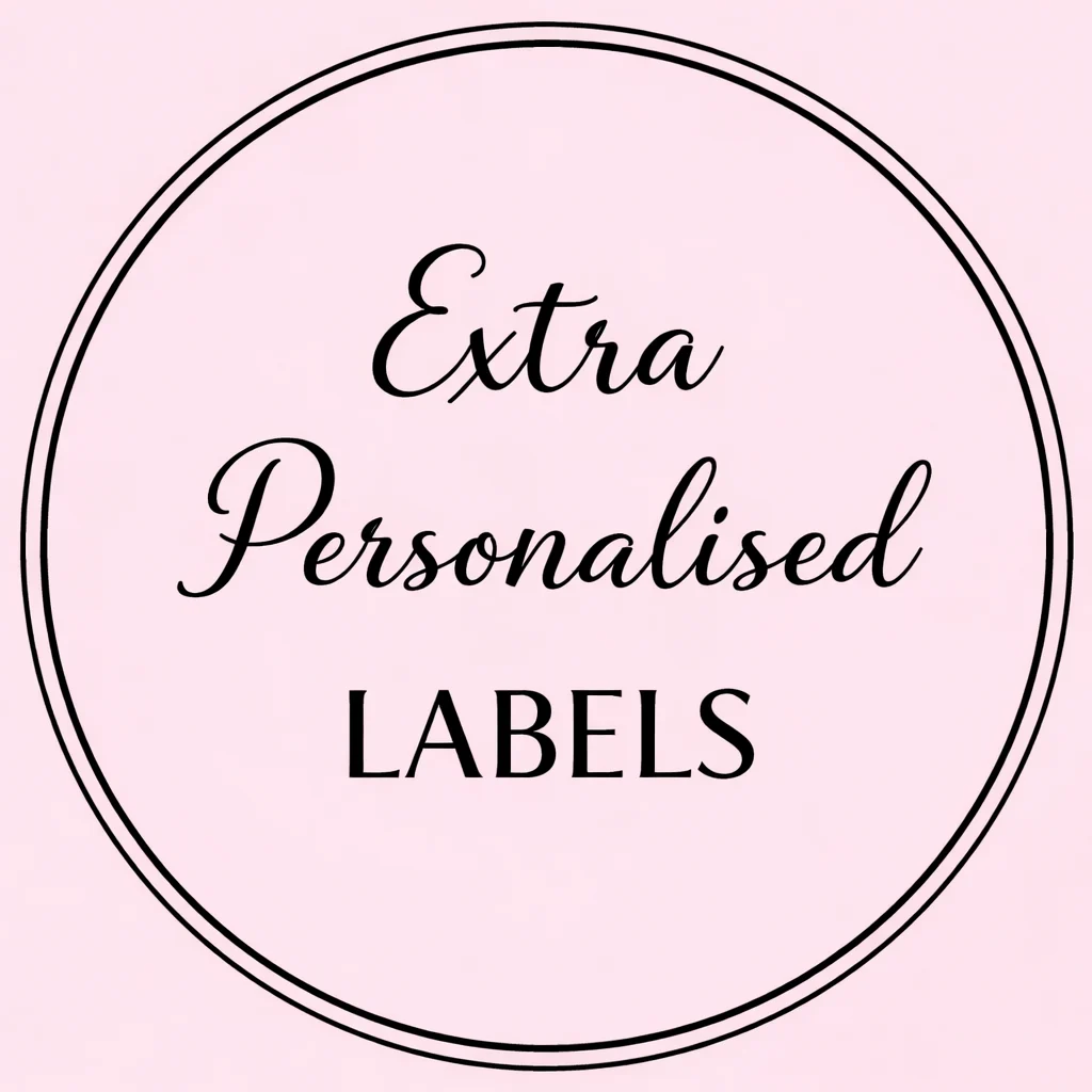 personalised extra labels