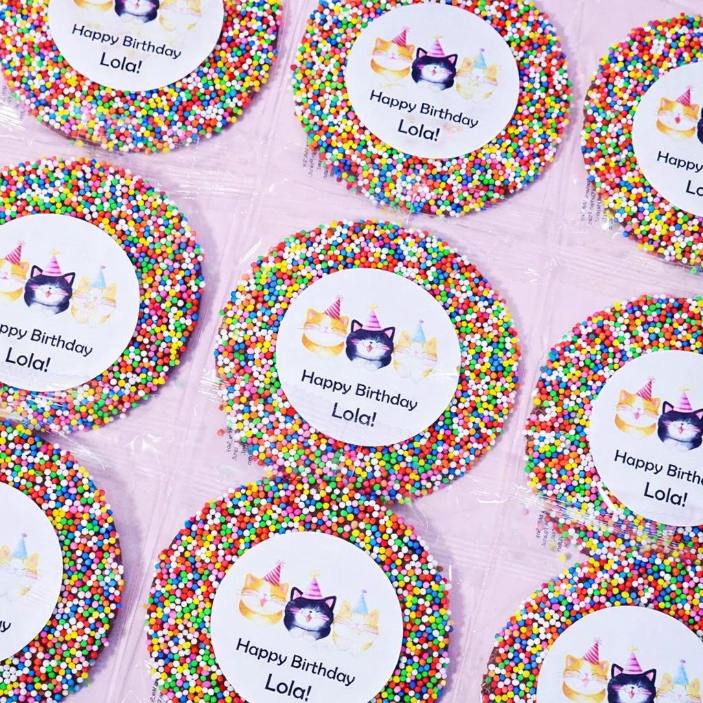 Personalised giant freckles for parties and events