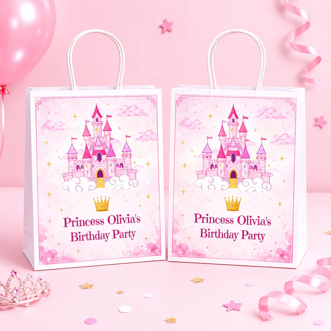 Personalised loot bags for birthdays and kids parties