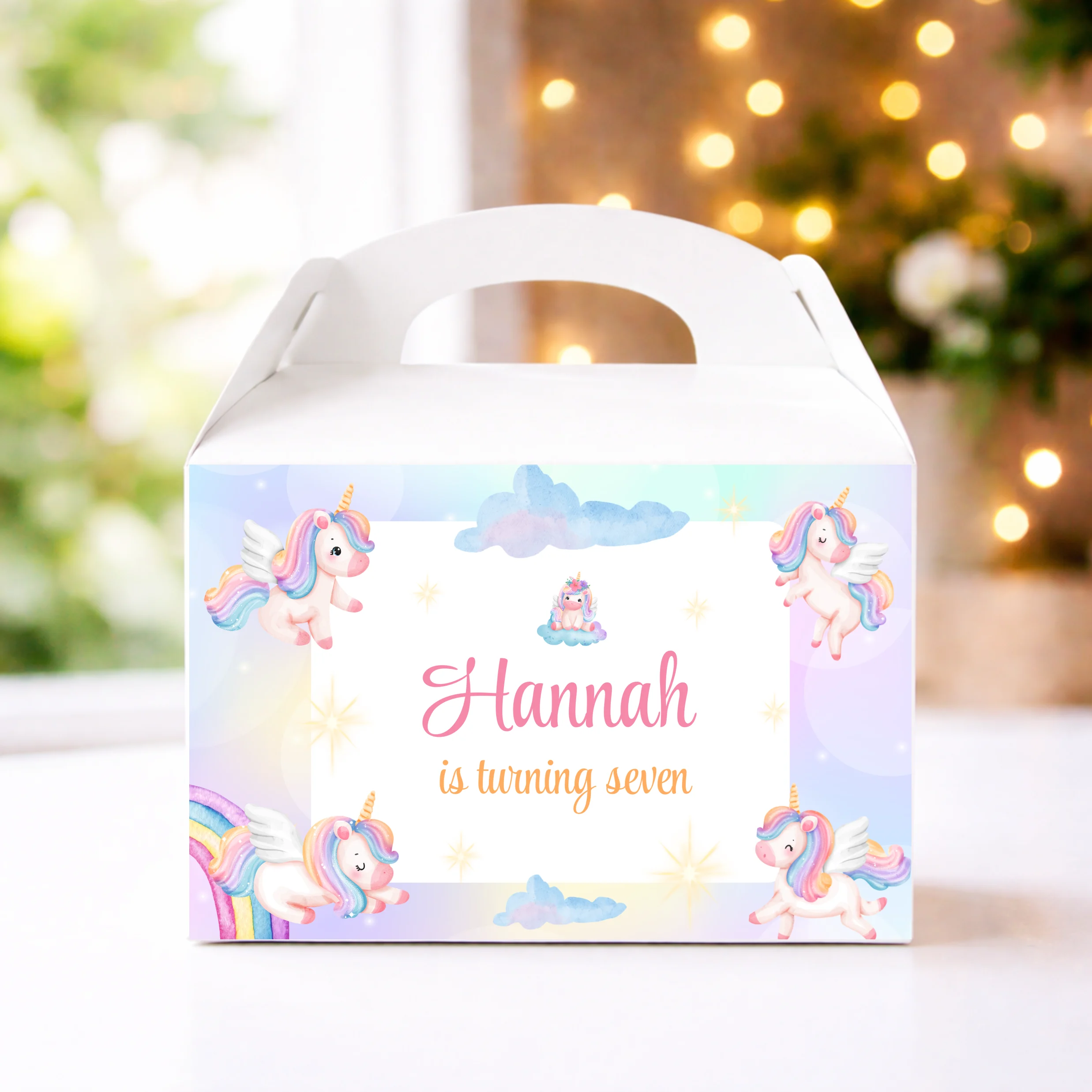 Personalised loot boxes for party treats and small gifts
