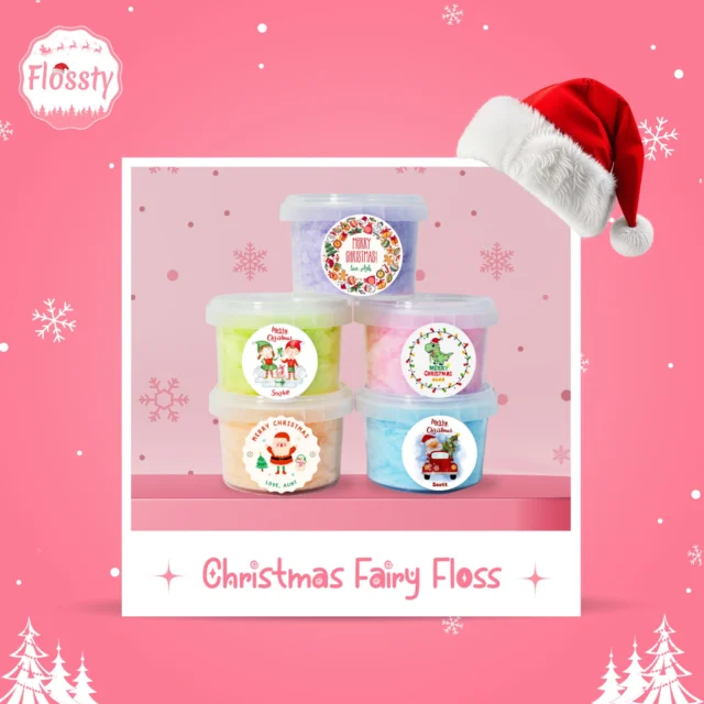 🎄✨ Christmas Treats Are Here! ✨🎅
Celebrate the season with our range of festive sweets. 🍬🎁
Each item comes with complimentary personalised stickers, ideal for end-of-year gifting, work events, and holiday get-togethers! 🤶🎉
Bring a little sparkle to every celebration! 🌟

Order now at 👉 https://www.flossty.com.au/products/?category=christmas
#fairyfloss #cottoncandy #Christmas #Christmascollections #Swirly #freckle #lollipop  #marshmallow #marshmallowtwist #candy #chocolatebar #personalised #partyfavours #sweettreats #party #PartyTime #BirthdayBash #birthdayparty #HappyBirthday #events #favours #kidsparty #sugarrush  #smallbusinessaustralia #melbournesmallbusiness #aussiemums #flossty #flosstytreats  #flosstytreats❤️ #flossty❤